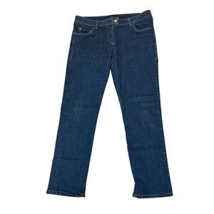 Piazza Sempione Jeans Women EU 46 (14) Blue Straight Leg Denim Italy (33x28)